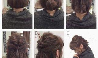 卷发怎么扎好看视频